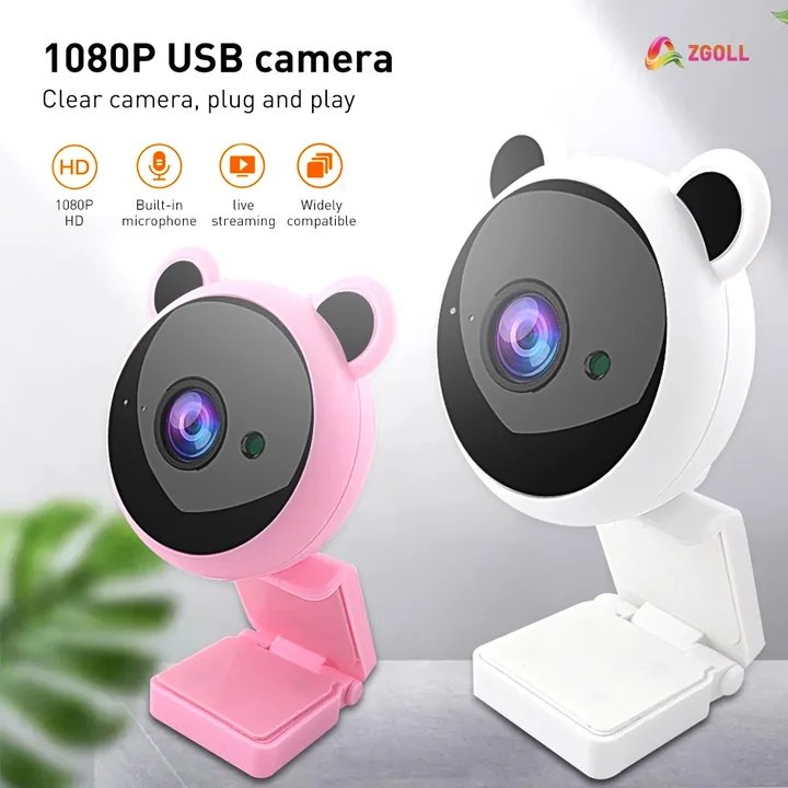 1080P Pink Webcam